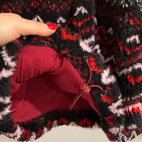 Anthropologie x Beach Riot Leona Slopes Sherpa Quarter-Zip Pullover Size M NWOT - Picture 9 of 15